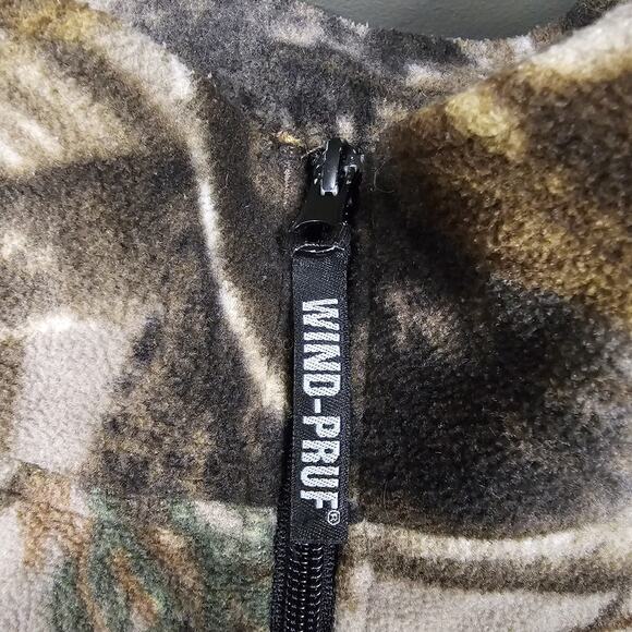 10X Products Camouflage Jacket Medium Mossy Oak Realtree Advantage Wind Proof - Picture 5 of 14